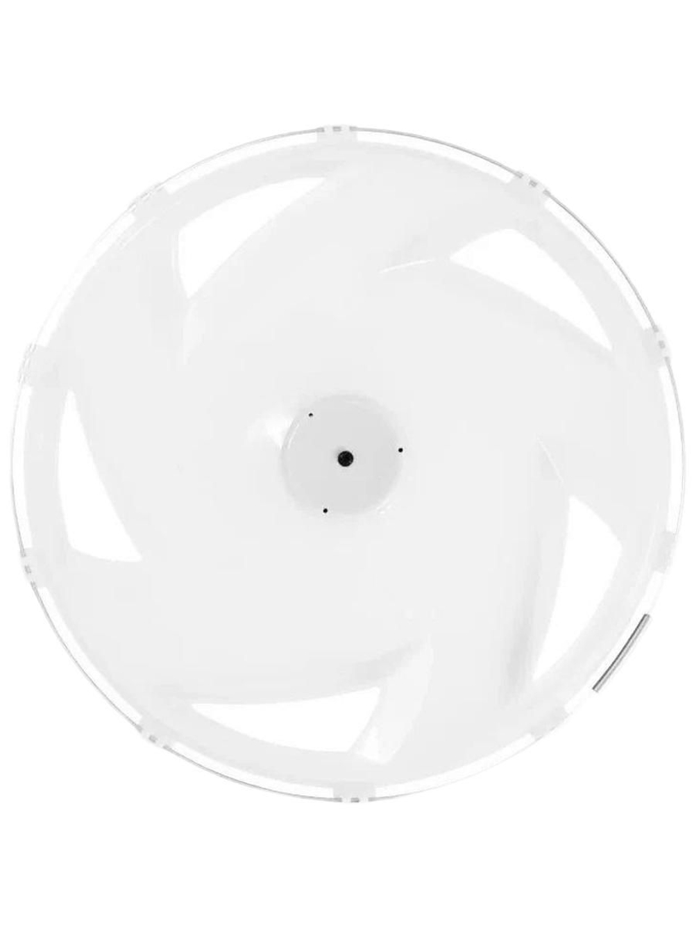 Колпак колеса R-22,5 заднего (пластик) (белый) "Вентилятор"