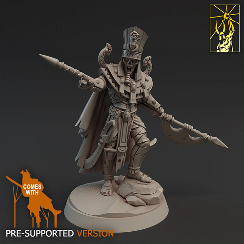 Grand Alliance Death Tomb Kings Liche Priest миниатюра для dnd, днд, pathfinder, фентези, Настольная игра, НРИ, Варгейм, РПГ