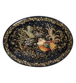 Народные промыслы ШК-45/68 Шкатулка «Кукушка и петух» исп. Орлова