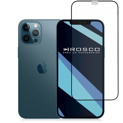 Защитное стекло ROSCO для Apple iPhone 12 Pro Max оптом (арт. IP12PROMAX-FSP-GLASS-BLACK)