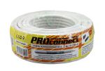 Кабель коаксиальный RG-6U, 75Ом, CCS/Al/Al, 48%, 20м, INDOOR, белый PROconnect