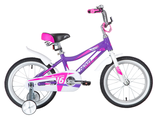 Велосипед NOVATRACK 16" NOVARA, лиловый, нет багажника