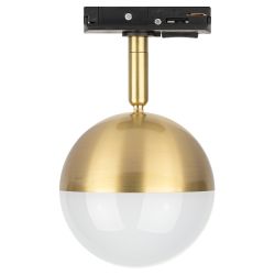 Трековый светильник однофазный ЭРА Round TR42-GX53 BS под лампу GX53 латунь