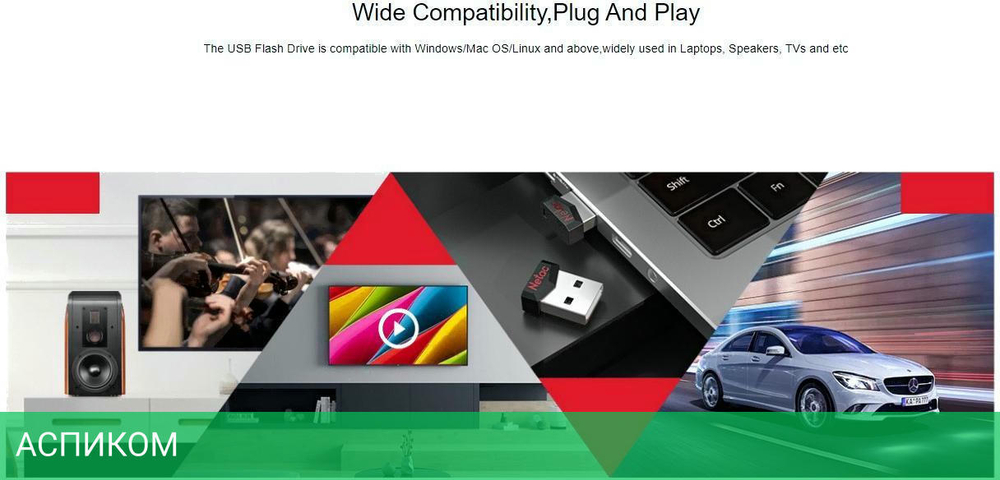 USB Flash-накопитель Netac UM81 16Gb (NT03UM81N-016G-20BK)