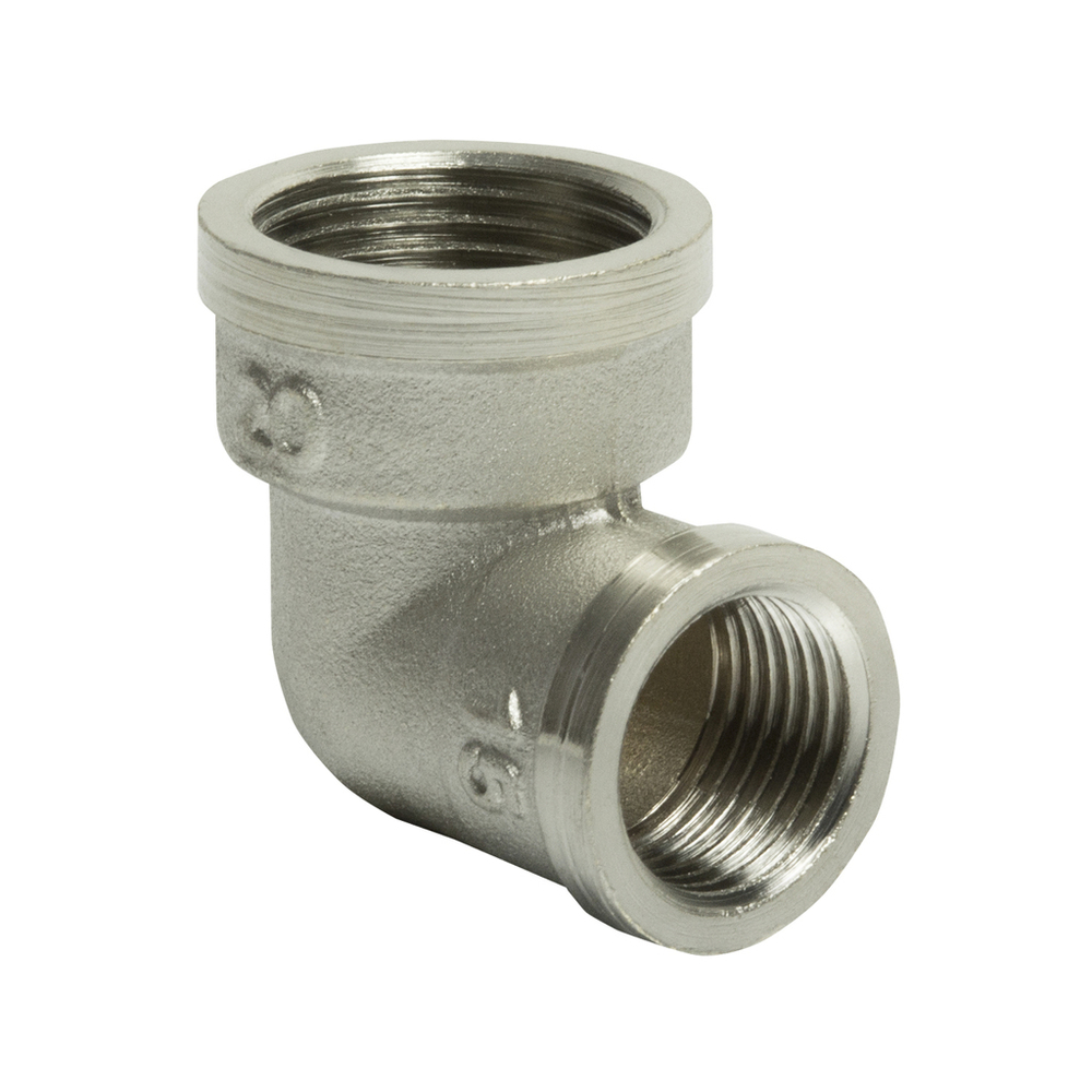 Уголок 3/4'' - 1/2'' вн/вн никель