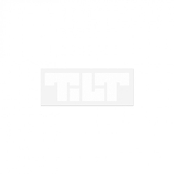 Наклейка Tilt Die-Cut, Белый