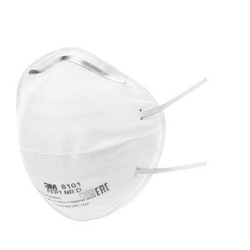 Полумаска противоаэрозольная фильтрующая класс защиты FFP1 NR D, чашеобразная 3M™ 8101 CEE, 480 шт/я