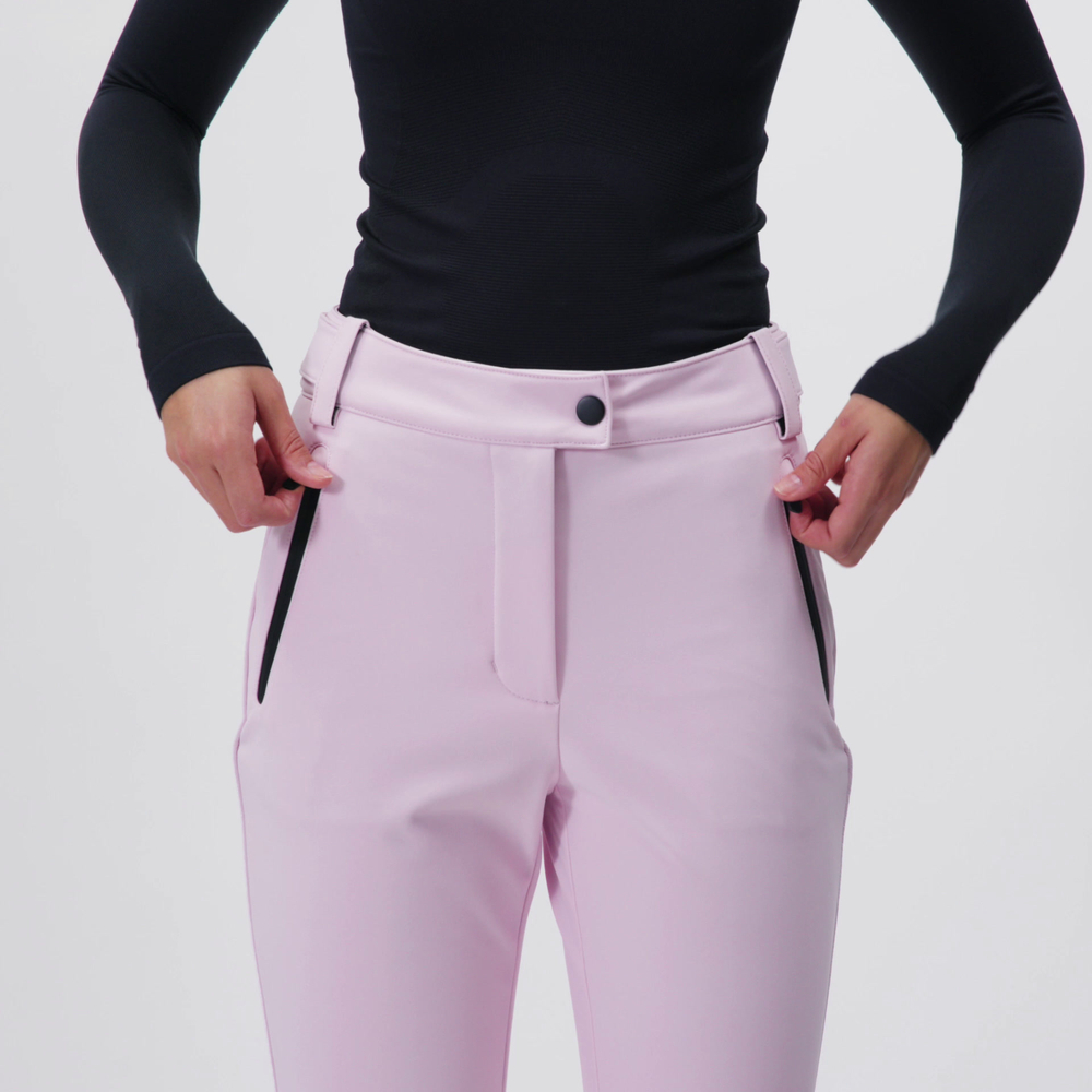 ZARA ВЕТРОЗАЩИТНЫЕ И ВОДОНЕПРОНИЦАЕМЫЕ БРЮКИ С ВЫСОКОЙ ПОСАДКОЙ, РОЗОВЫЙ