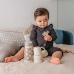 Бутылочка для кормления Suavinex Wild 150 мл бежевая, 0 мес+