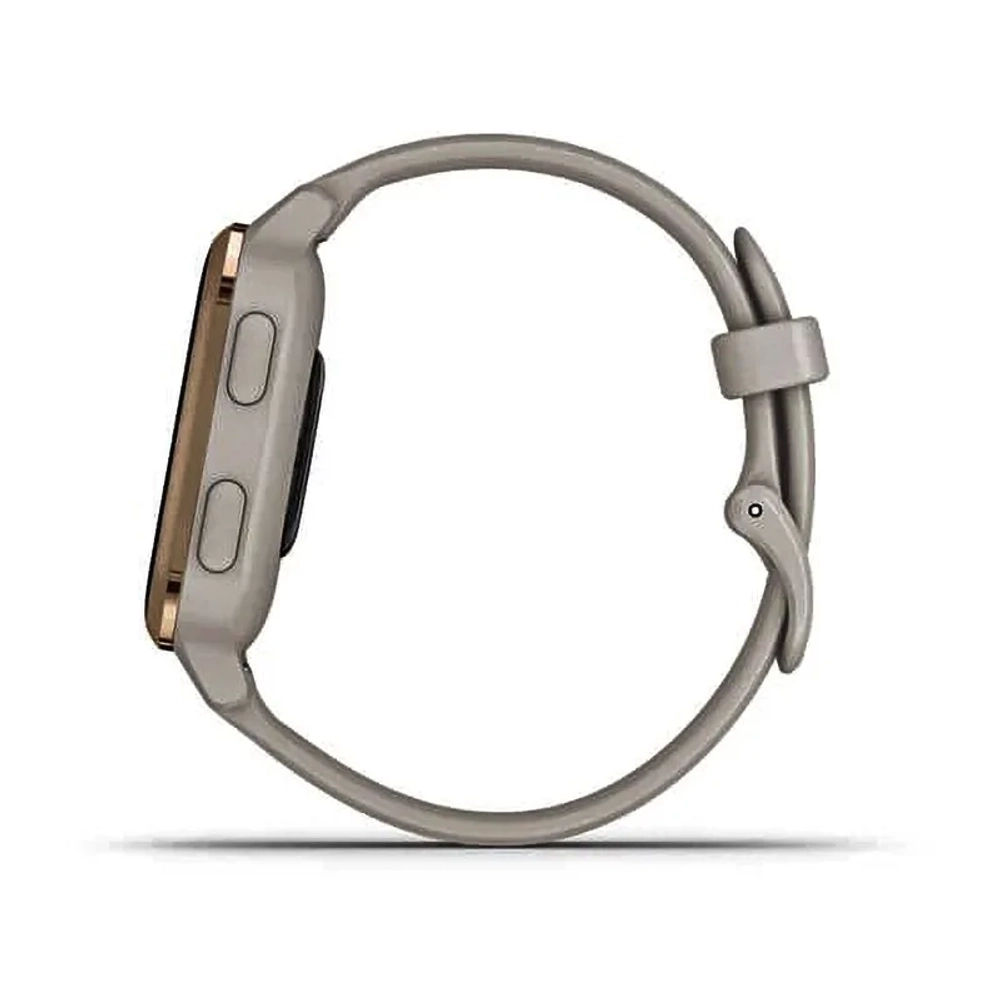 Смарт-часы Garmin Venu Sq Music Edition песочный с алюминиевым безелем цвета розовое золото 010-02426-11