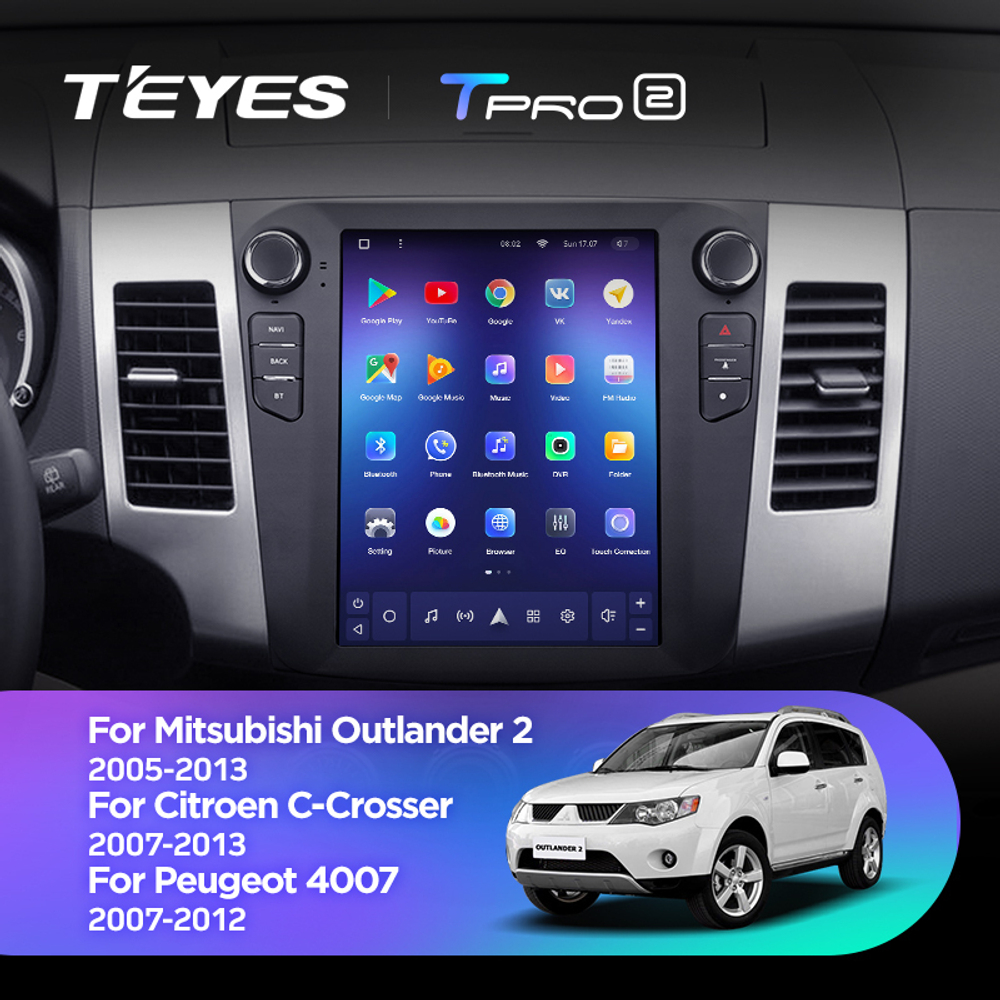 Teyes TPRO 2 9.7" для для Mitsubishi Outlander 2005-2013