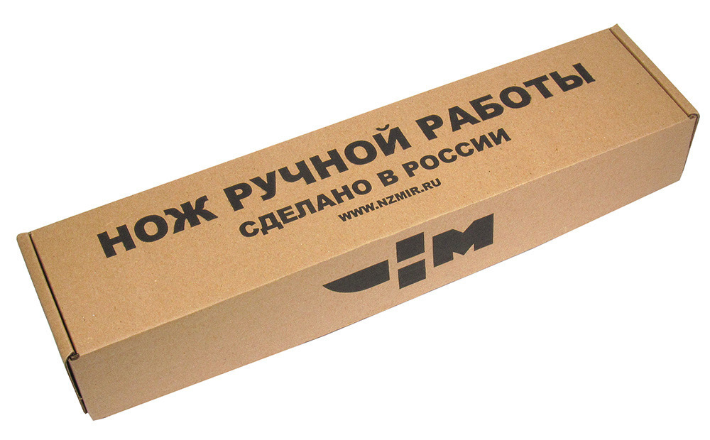 Нож нержавеющая сталь граб, береста упор худ. литьё латунь / Ножемир Россия