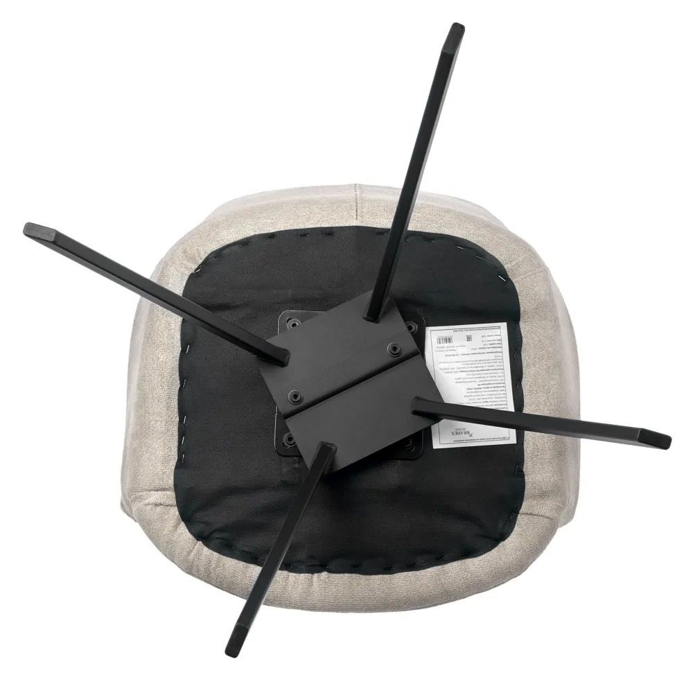 Комплект из 2-х стульев Grant латте шенилл на поворотном механизме