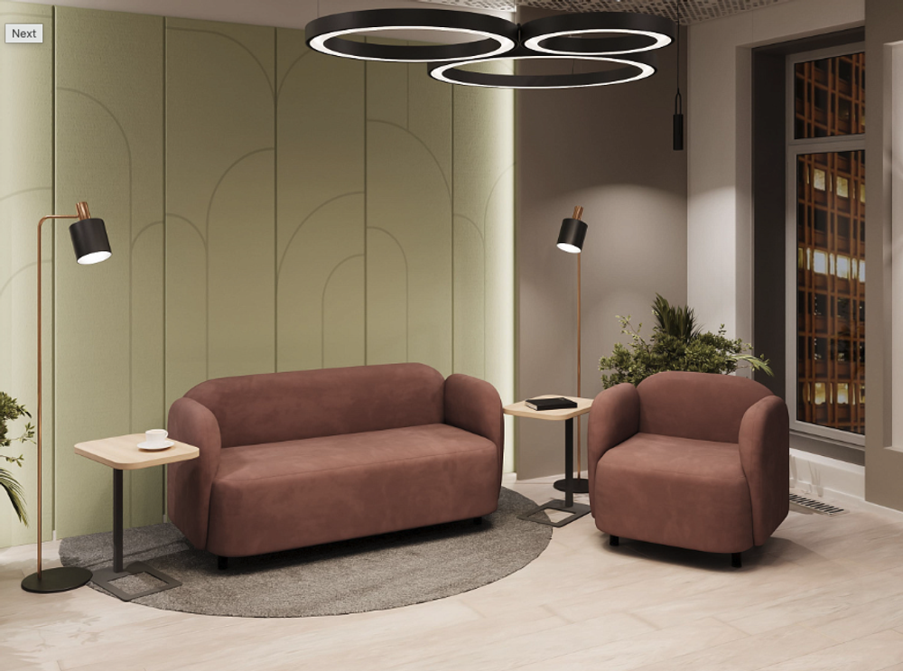 Диван двухместный МОНС