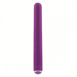Фиолетовый гладкий вибромассажер Body & Soul Desire - 16 см.