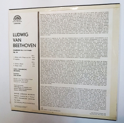 Винтажная виниловая пластинка LP Beethoven Бетховен, Czech Philharmonic Orchestra Conductor Paul Kletzki Symphony No. 2 Симфония № 2 (Чехословакия 1973)