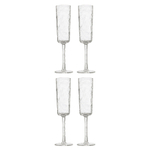 Набор бокалов из акрила arctic для шампанского, 180 мл, прозрачный, 4 шт.