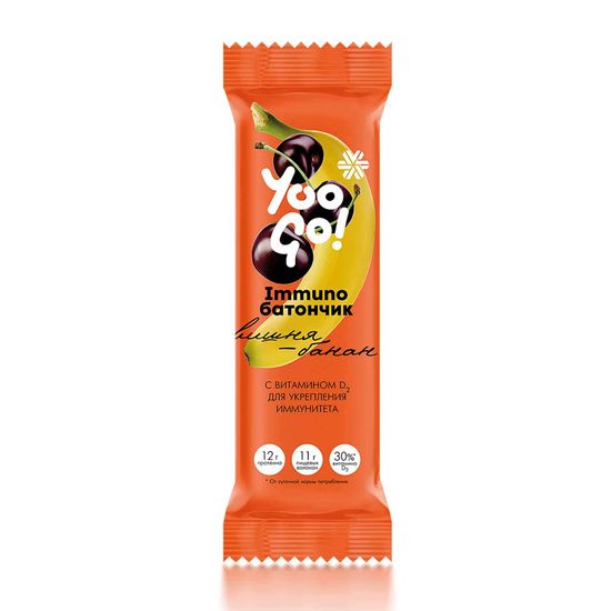 Immuno-батончик (вишня-банан) Yoo Gо