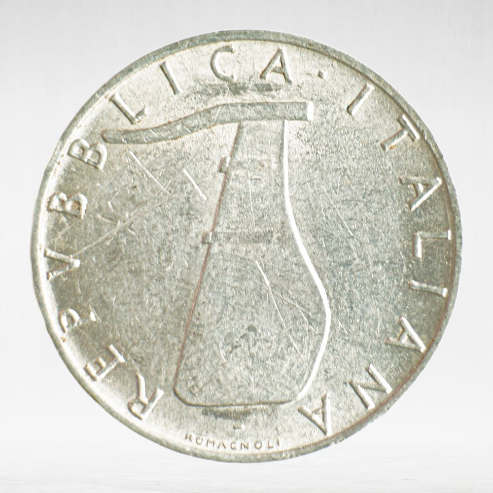 Italy 5 Lire 1971 R "Dolphin", VF