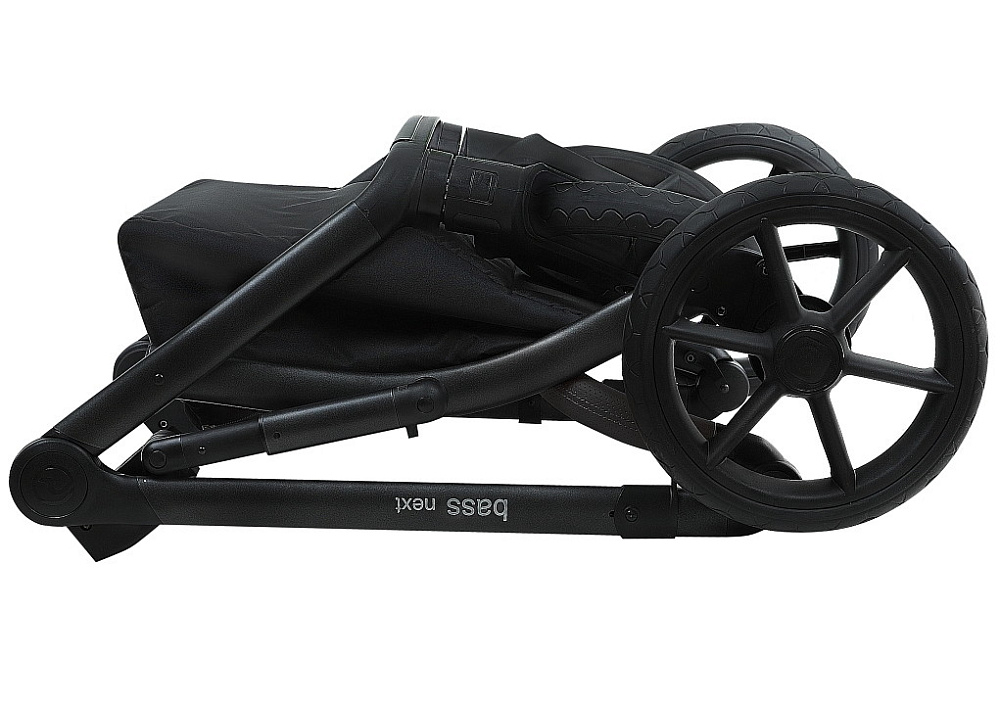 Детская коляска Roan Bass Next Кожа 2.0 3 в 1 с автокреслом Tutis Elo Lux EduSky Black BNL/71/2 Cappucino/Black/ руч.Коричневый