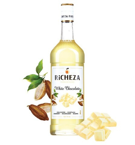 Сироп RiCHEZA Белый Шоколад стекло (1л)