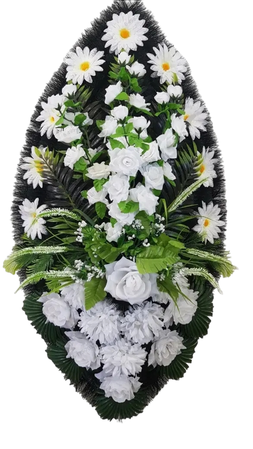 Ритуальный венок «Классика №32» (140 см)