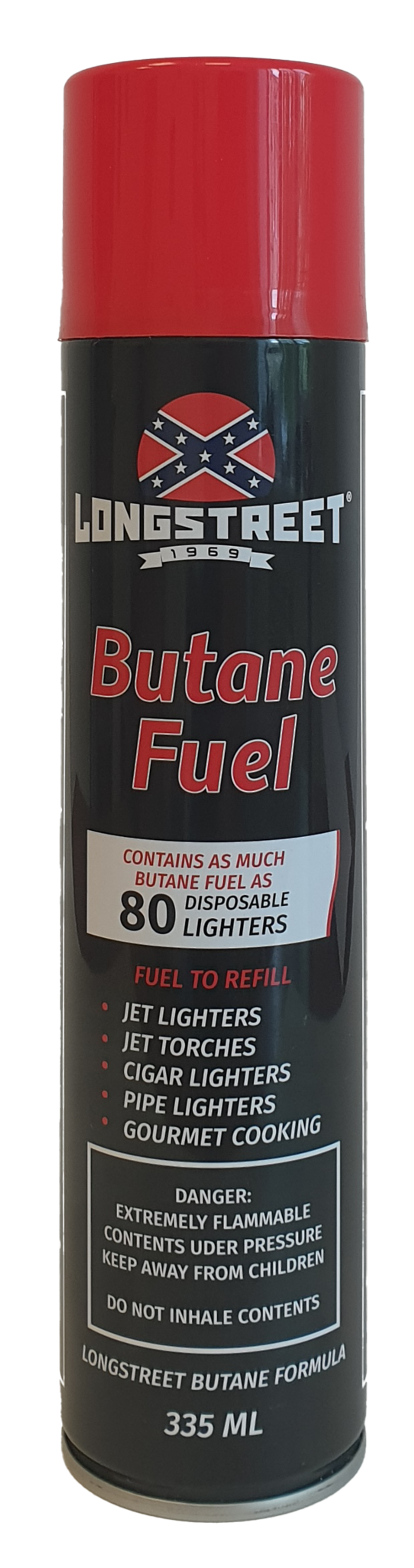 Газ спец для турбозаж "LONGSTREET Butane Fuel" 335мл (12шт)
