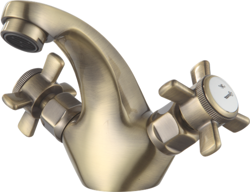 15012-D Смеситель для умывальника (БРОНЗА) "GANZER