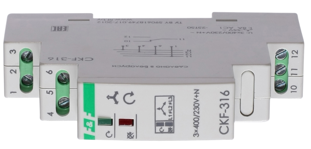 Реле контроля фаз CKF-316 ЕВРОАВТОМАТИКА F&F.