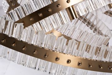 91GH-30861 Люстра подвесная "Galaxy" стекло прозрач. d100*h37,5см