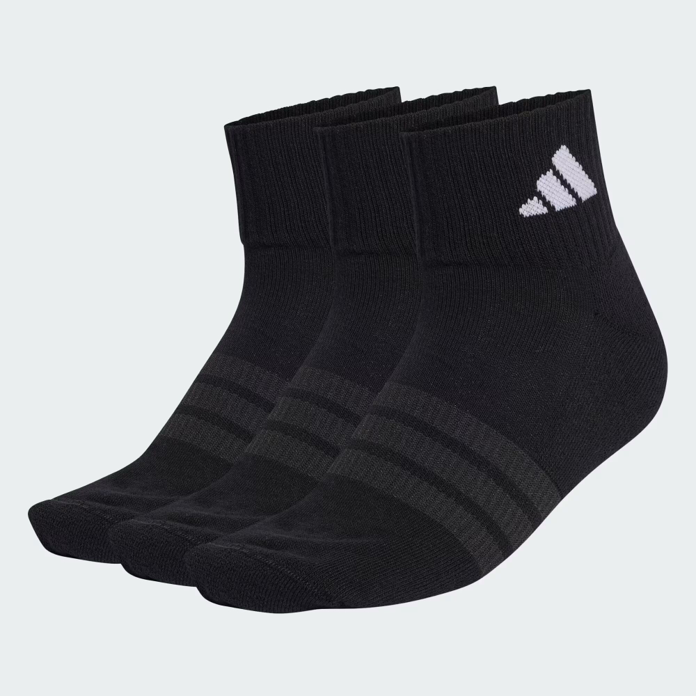 СПОРТИВНЫЕ НОСКИ С АМОРТИЗАЦИЕЙ ДО ЛОДЕЧКИ, УПАКОВКА ИЗ 3 ПАР - ADIDAS