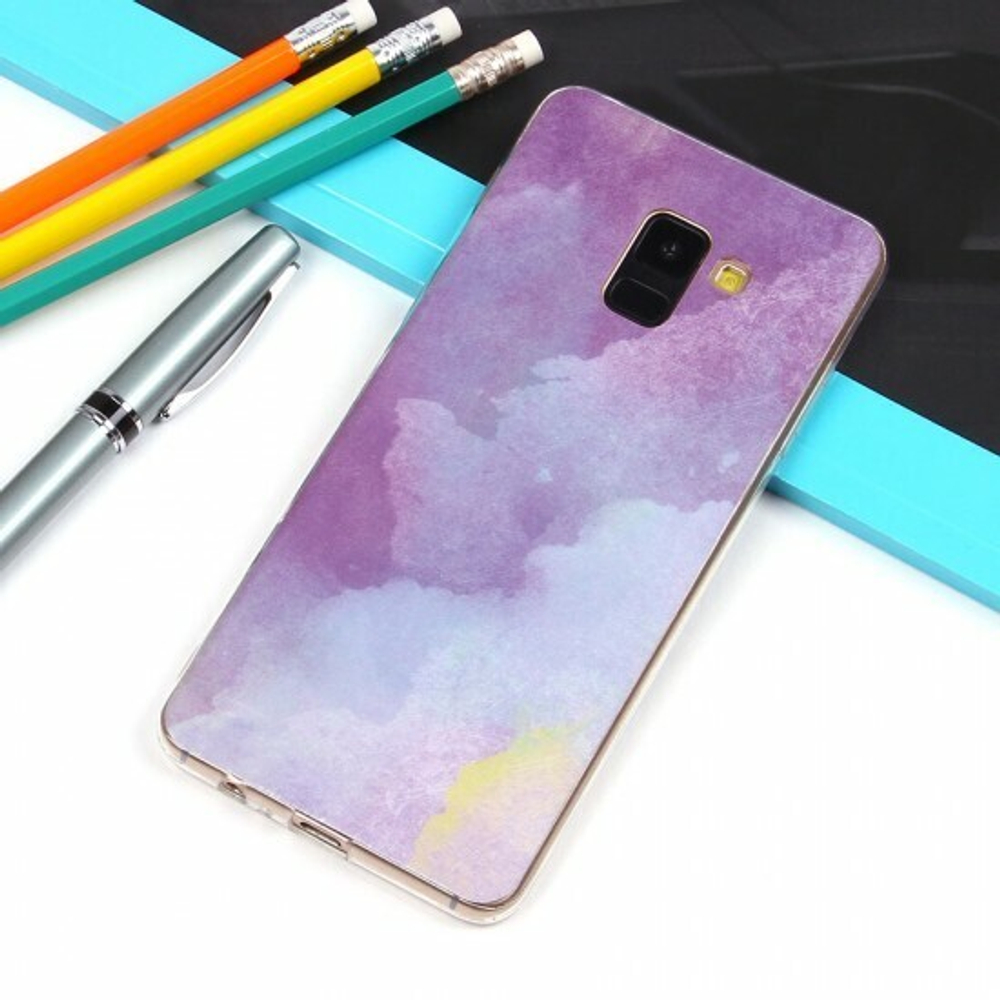 Матовый чехол для Samsung Galaxy A8+ (2018), 010730