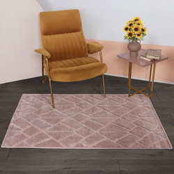 Ковер SOFT 0.8*1.5 дизайн J744A PINK/PINK