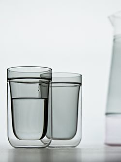 Набор стаканов Pure, 280 мл, дымчато-серые, 2 шт.