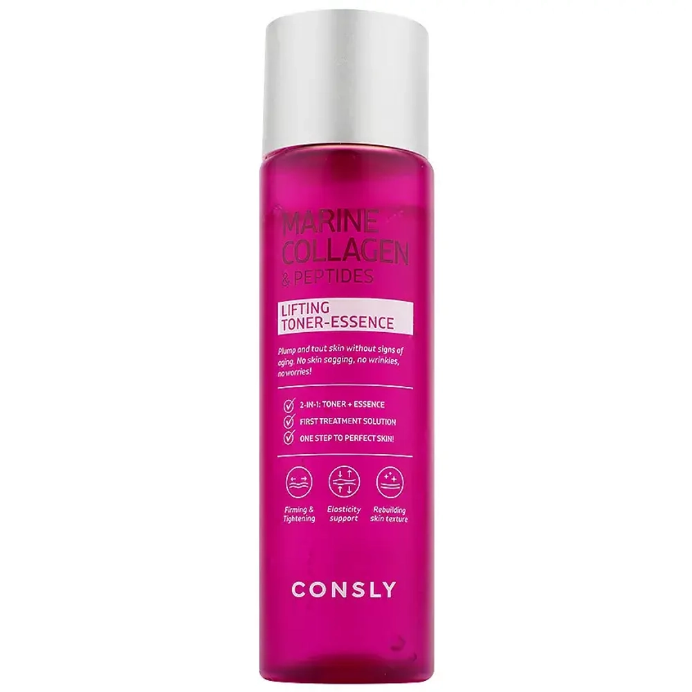 CONSLY Тонер-эссенция укрепляющий с коллагеном и пептидами Collagen And Peptides Strengthening Toner-Essence, 200 мл