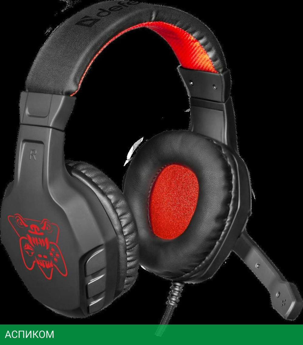 Наушники Defender Gaming Cujo Black/Red (64505)