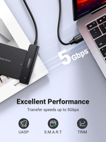 Конвертер/Адаптер с USB 3.0 на 2.5' SATA UGREEN 70609