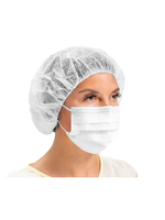 Шапочка-шарлотка Medicom Bouffant Caps, белый, 100 шт