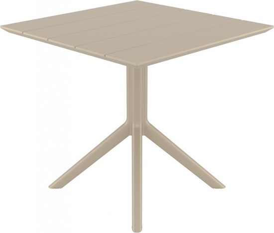 Стол пластиковый Paris Table 80 бежевый