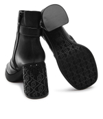 Кожаные ботильоны на каблуке GRACE 03 Liu Jo - черный(SF4127 PX550)