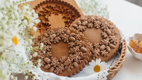 Дубовый венок - история создания пряничной доски