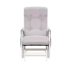 Кресло-глайдер Milli Smile Молочный Дуб V51 Grey