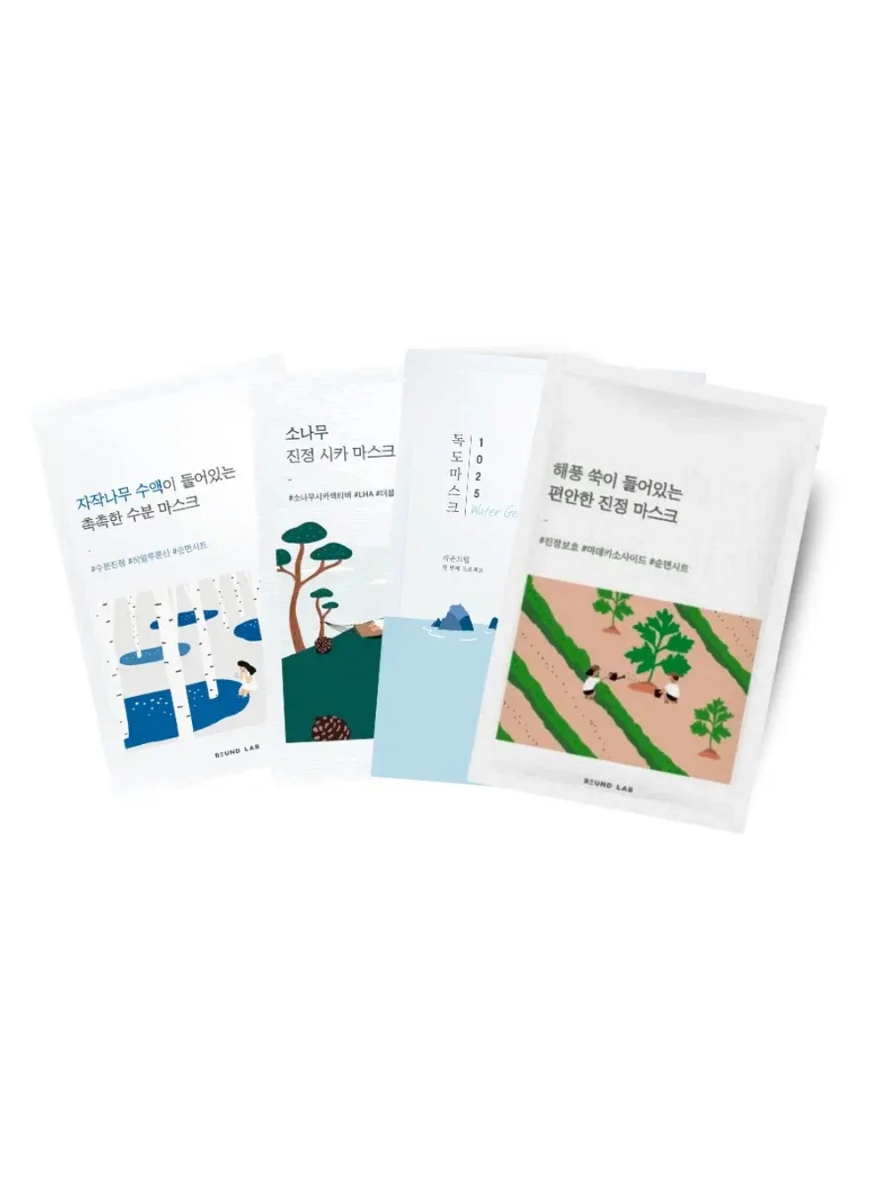 Round Lab 1025 Dokdo Hydrating Water Gel Mask Sheet Ультратонкая маска для глубокого увлажнения