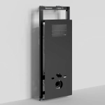 Инсталляция для унитаза WasserKraft Salm 27TLT.010.ME.BL.MB04 с черной матовой кнопкой