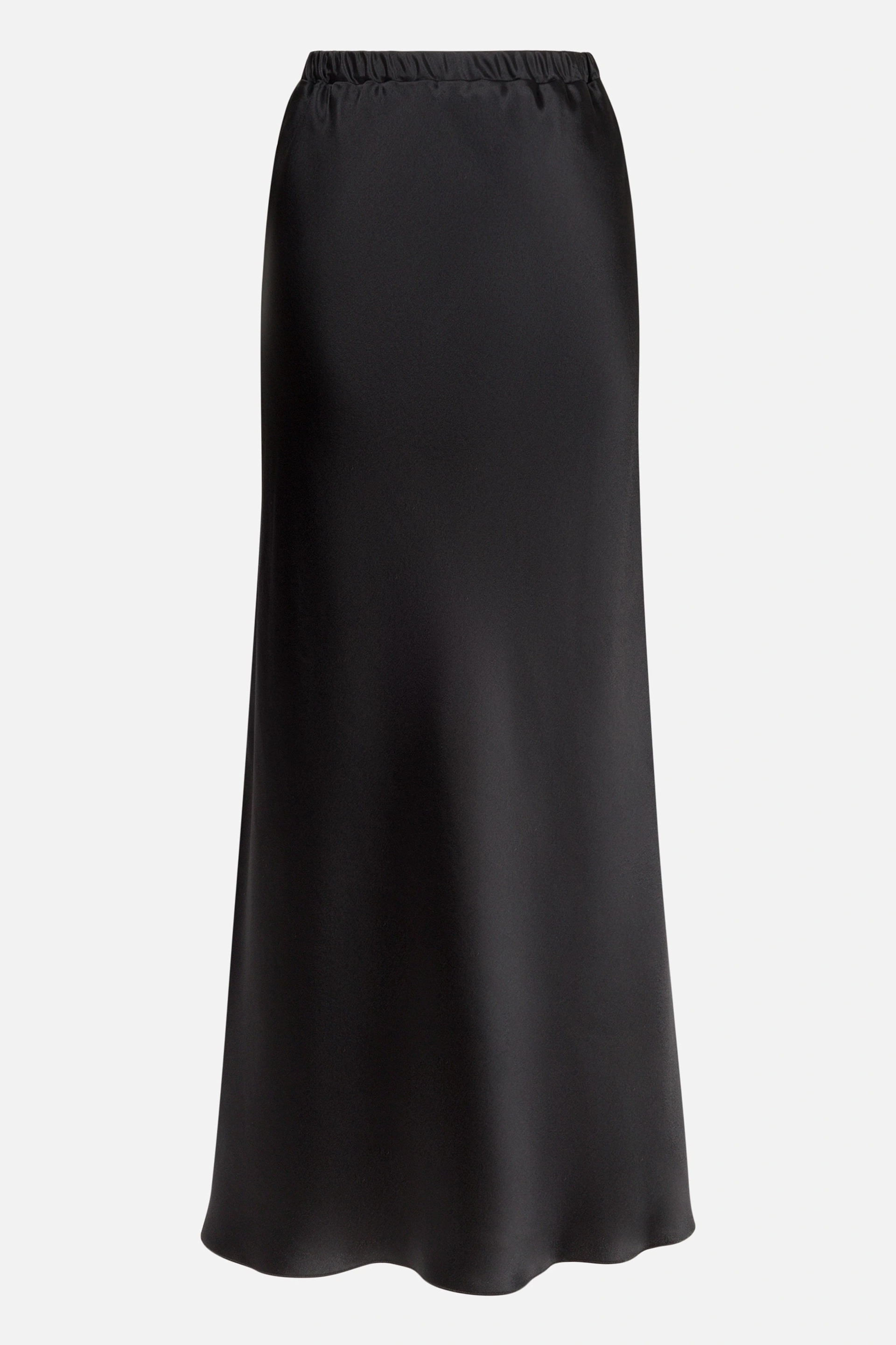 Юбка из атласа на резинке