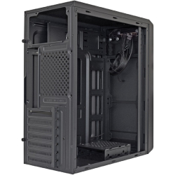 Корпус для компьютера Exegate EX283070RUS Корпус Miditower ExeGate XP-332 Black, ATX, &lt;без БП&gt;, 2*USB, Audio