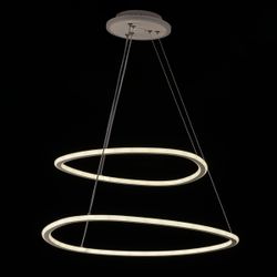 Citilux ТRIO CL215B060E LED Люстра подвесная с пультом Белая