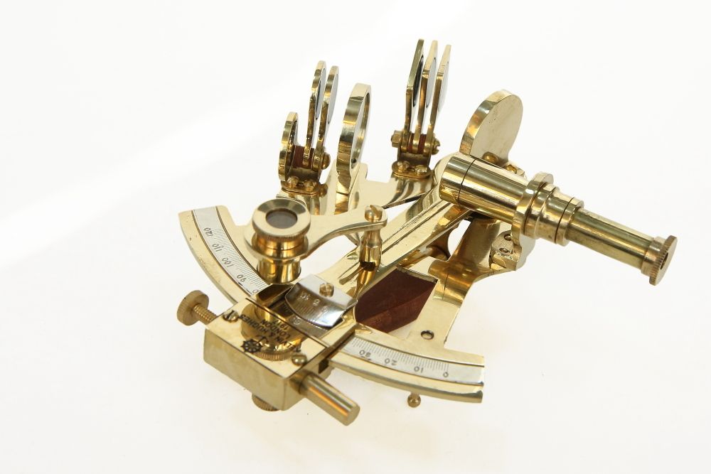 Nautical Морской секстант в деревянном футляре