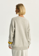 Свитер нежная классика с люрексом