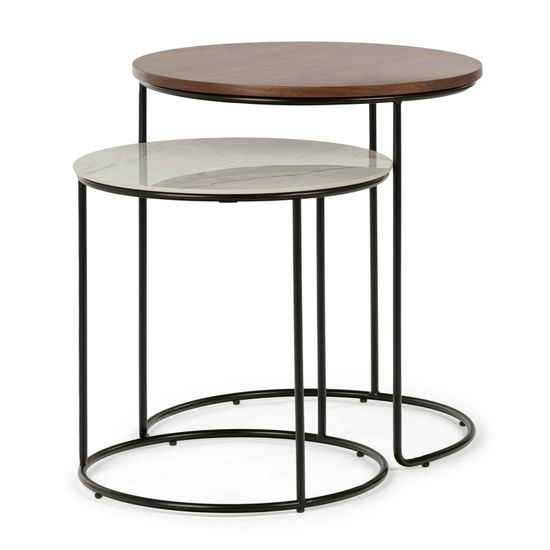 Набор кофейных столов Peyton диаметр 52/45